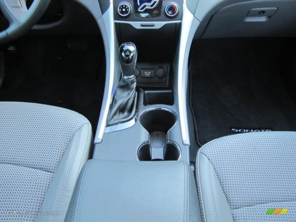 2011 Sonata SE - Indigo Blue Pearl / Gray photo #21