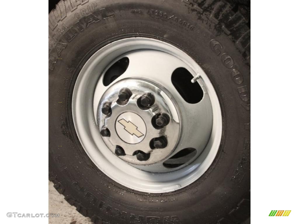 2005 Silverado 3500 LT Crew Cab 4x4 Dually - Summit White / Dark Charcoal photo #12