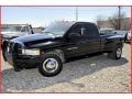 2003 Black Dodge Ram 3500 SLT Quad Cab Dually  photo #1