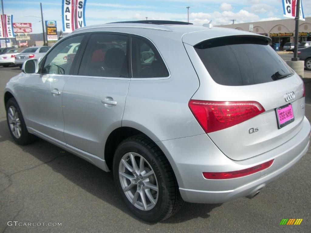 2009 Q5 3.2 Premium quattro - Ice Silver Metallic / Black photo #5