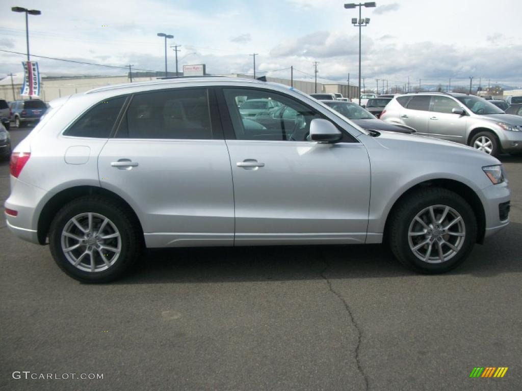 2009 Q5 3.2 Premium quattro - Ice Silver Metallic / Black photo #8