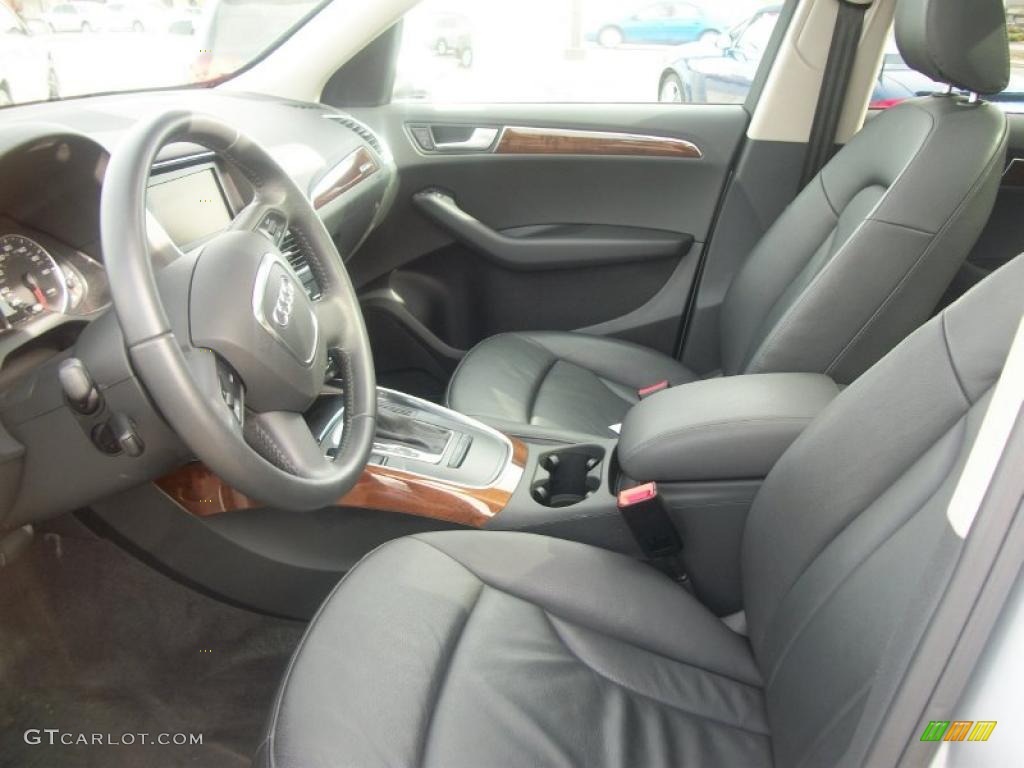 Black Interior 2009 Audi Q5 3.2 Premium quattro Photo #46833420