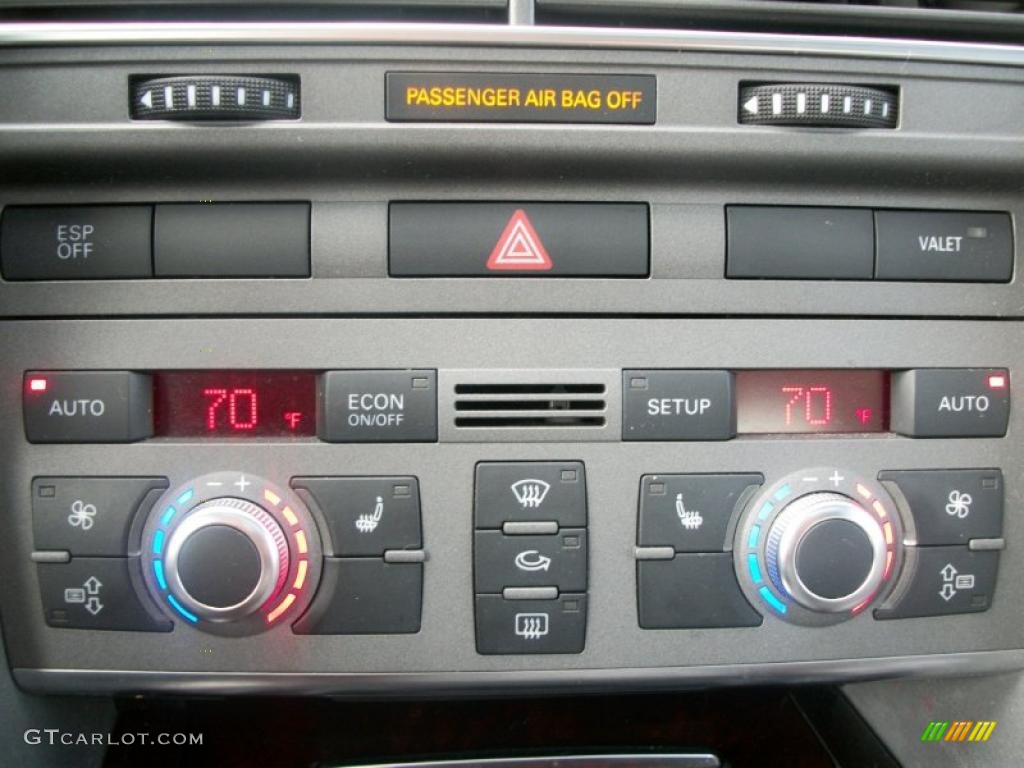 2006 Audi A6 3.2 quattro Sedan Controls Photo #46834089