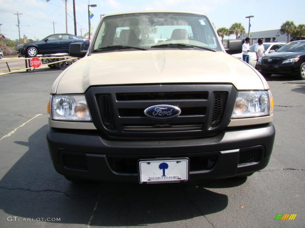 2007 Ranger XL Regular Cab - Pueblo Gold Metallic / Medium Pebble Tan photo #3