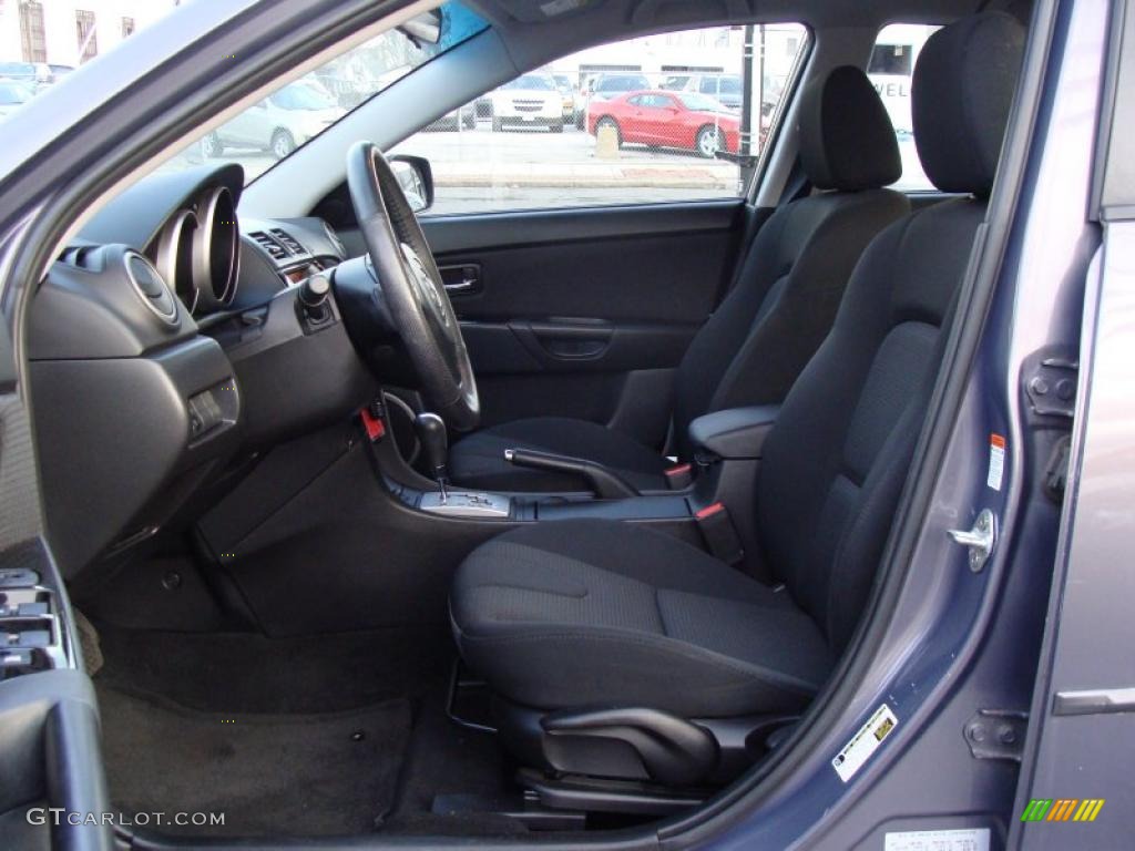 2008 MAZDA3 s Touring Hatchback - Galaxy Gray Mica / Black photo #8
