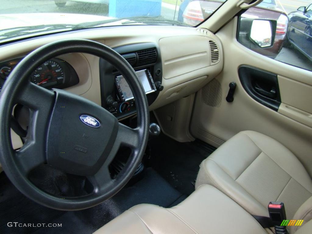 2007 Ranger XL Regular Cab - Pueblo Gold Metallic / Medium Pebble Tan photo #14