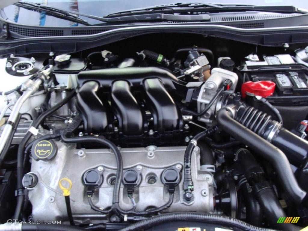 2008 Fusion SEL V6 AWD - White Suede / Charcoal Black photo #15