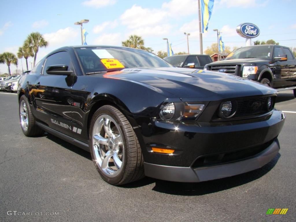 Black 2010 Ford Mustang Saleen 435 S Coupe Exterior Photo #46835346