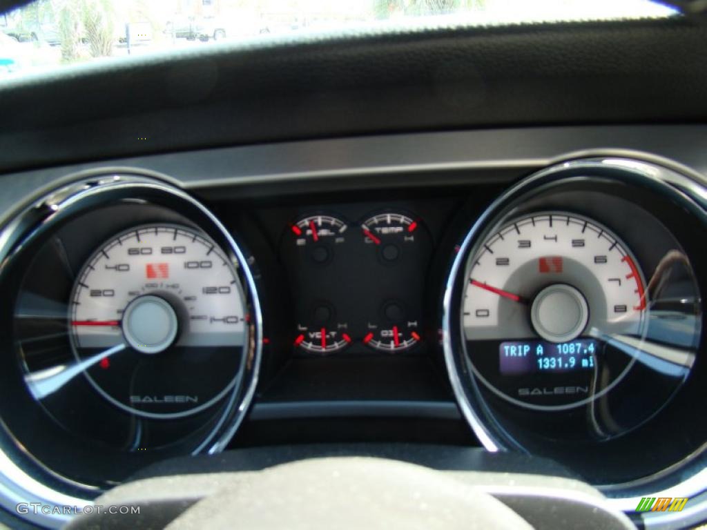 2010 Mustang Saleen 435 S Coupe - Black / Charcoal Black photo #23