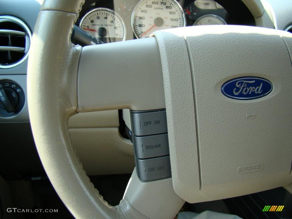 2004 F150 Lariat SuperCrew 4x4 - Arizona Beige Metallic / Tan photo #26