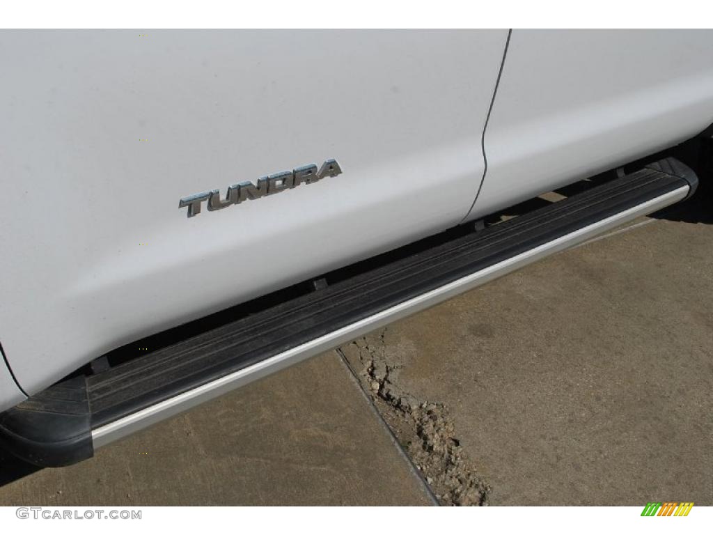 2010 Tundra TRD CrewMax 4x4 - Super White / Graphite Gray photo #16