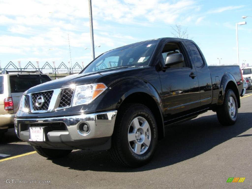 2008 Super Black Nissan Frontier Se King Cab 4x4 #46777317 Photo #13 