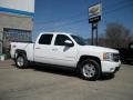 2009 Summit White Chevrolet Silverado 1500 LTZ Crew Cab 4x4  photo #1