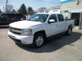 2009 Summit White Chevrolet Silverado 1500 LTZ Crew Cab 4x4  photo #6
