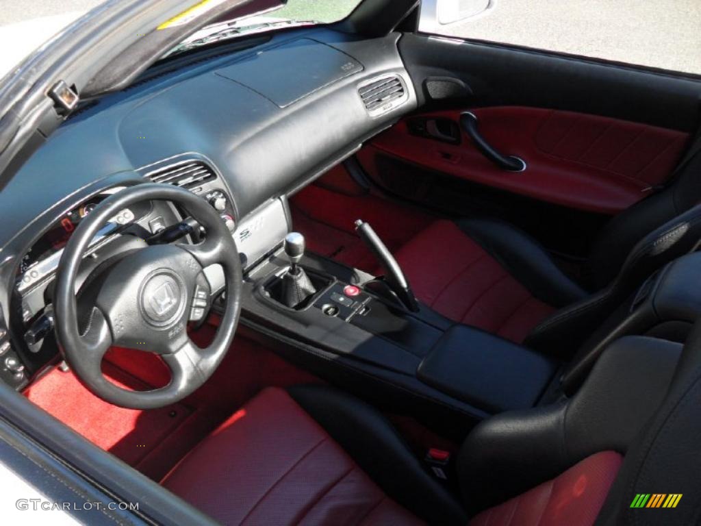 Black Red Interior 2007 Honda S2000 Roadster Photo 46838352