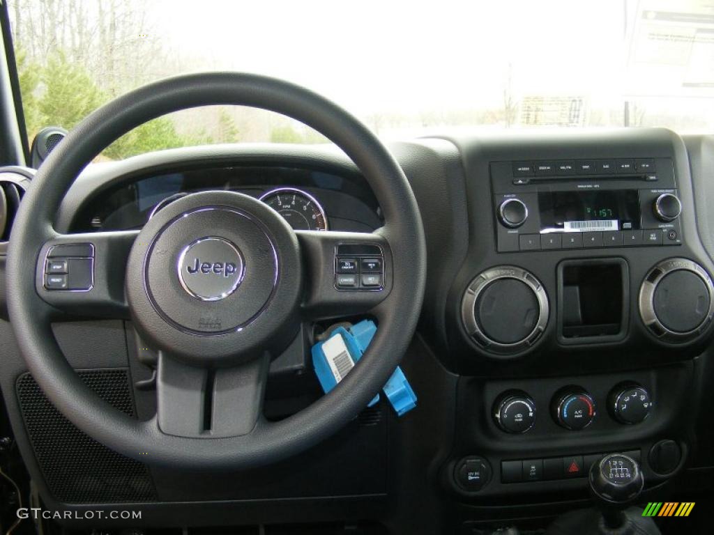 2011 Wrangler Sport 4x4 - Black / Black photo #8