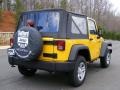 2011 Detonator Yellow Jeep Wrangler Sport 4x4  photo #3