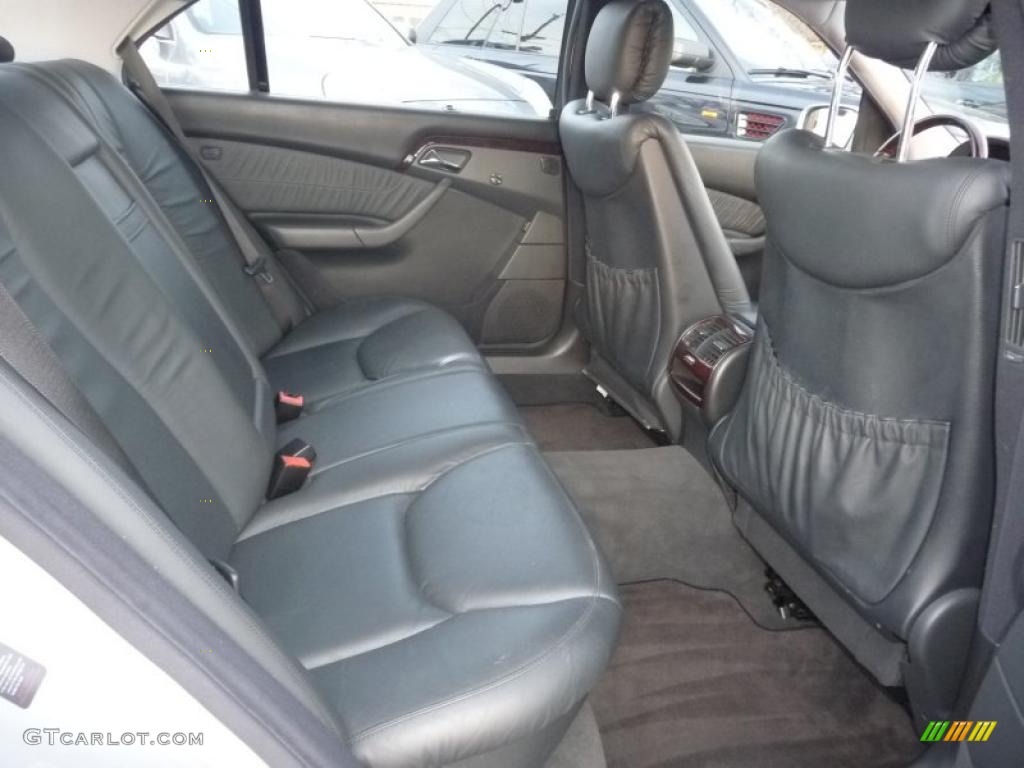 Charcoal Interior 2002 Mercedes-Benz S 500 Sedan Photo #46839435