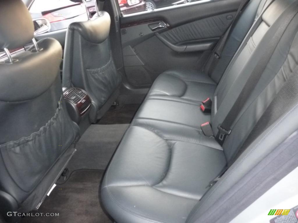 Charcoal Interior 2002 Mercedes-Benz S 500 Sedan Photo #46839450