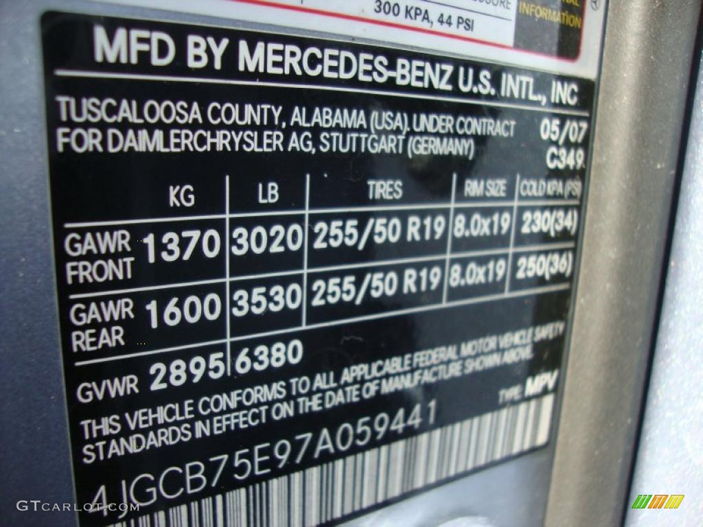 2007 R Color Code 349 for Alpine Rain Metallic Photo #46839477