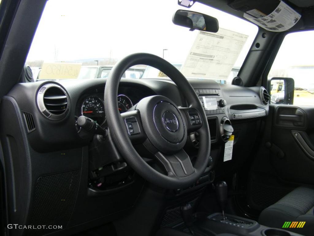 2011 Wrangler Sport 4x4 - Black / Black photo #5