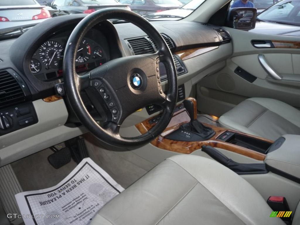 Beige Interior 2002 BMW X5 4.4i Photo #46839627