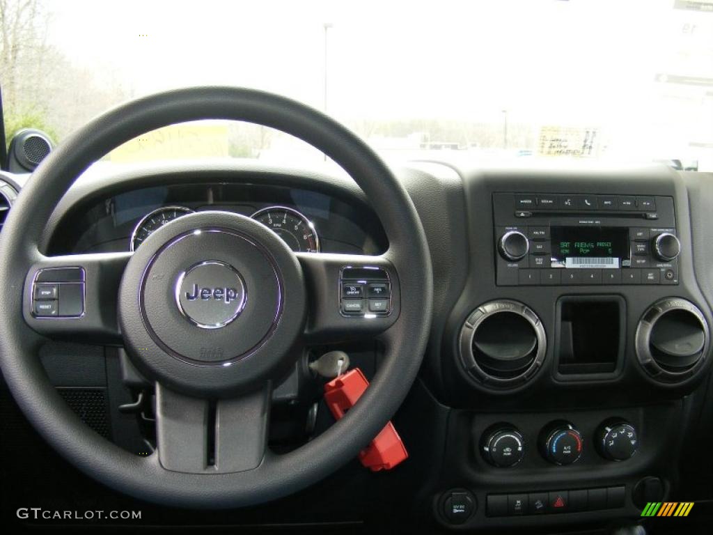 2011 Wrangler Sport 4x4 - Black / Black photo #8