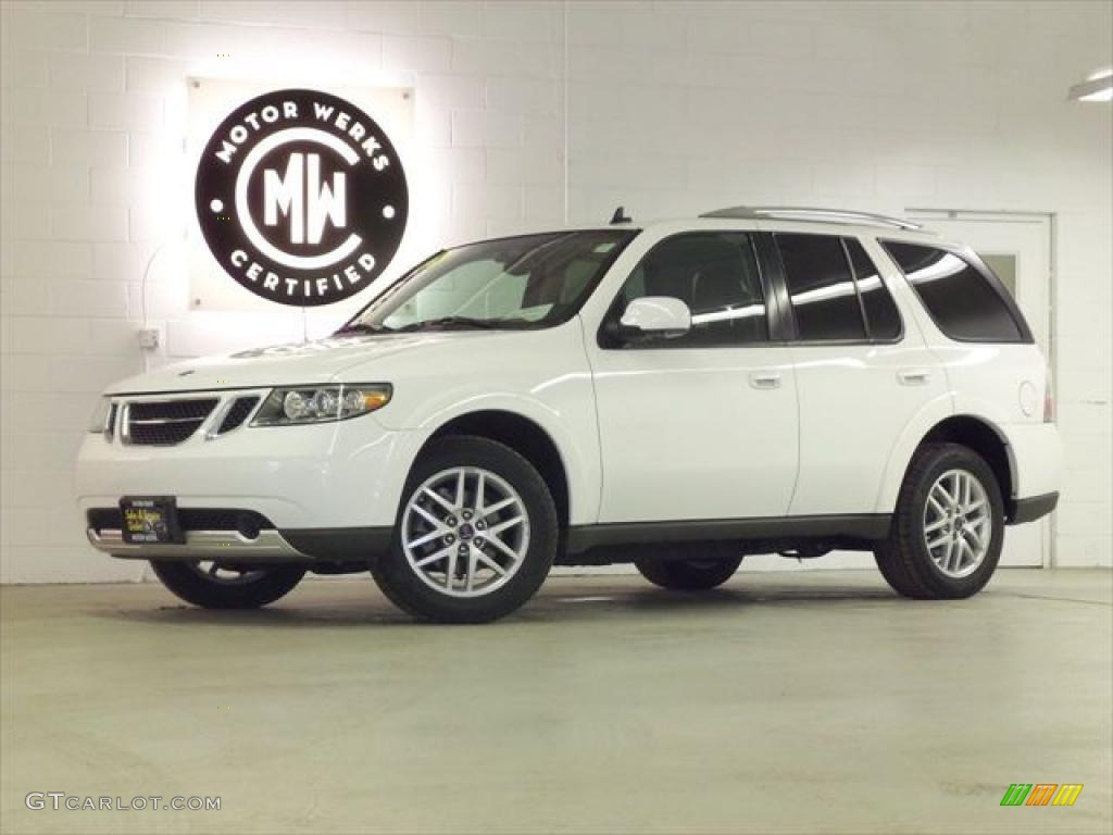 Winter White Saab 9-7X