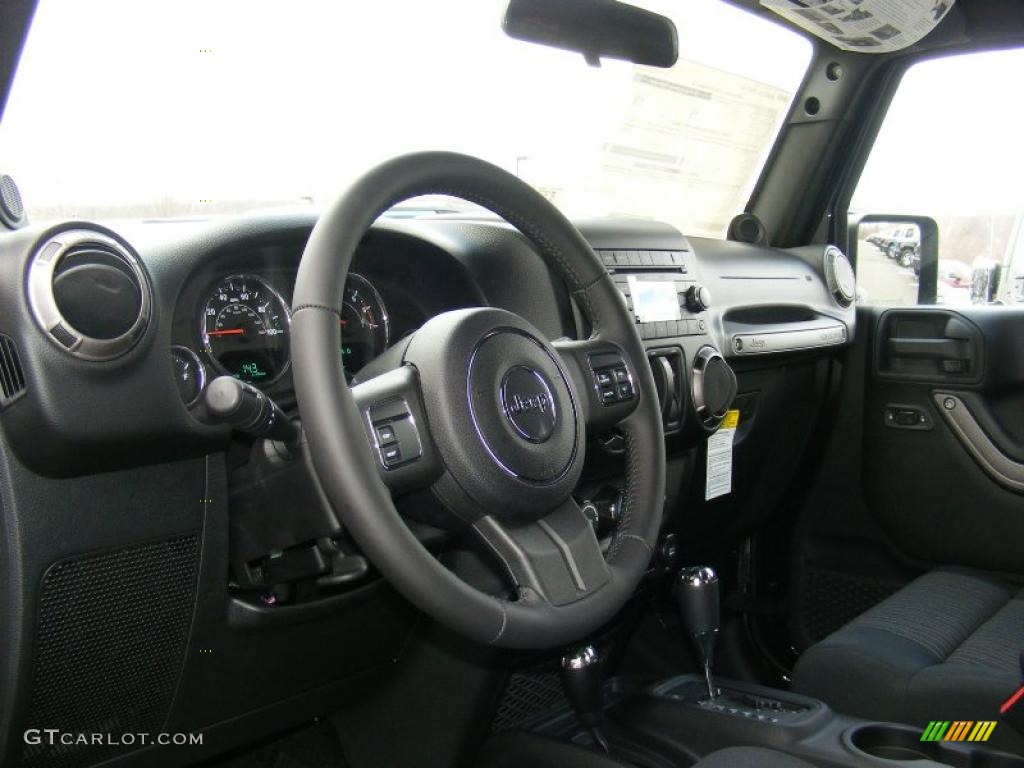 2011 Wrangler Sport S 4x4 - Black / Black photo #5