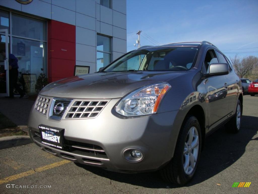2008 Rogue SL AWD - Gotham Gray Metallic / Gray photo #1