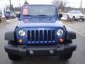 2009 Deep Water Blue Pearl Coat Jeep Wrangler X 4x4  photo #2