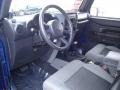 2009 Deep Water Blue Pearl Coat Jeep Wrangler X 4x4  photo #9