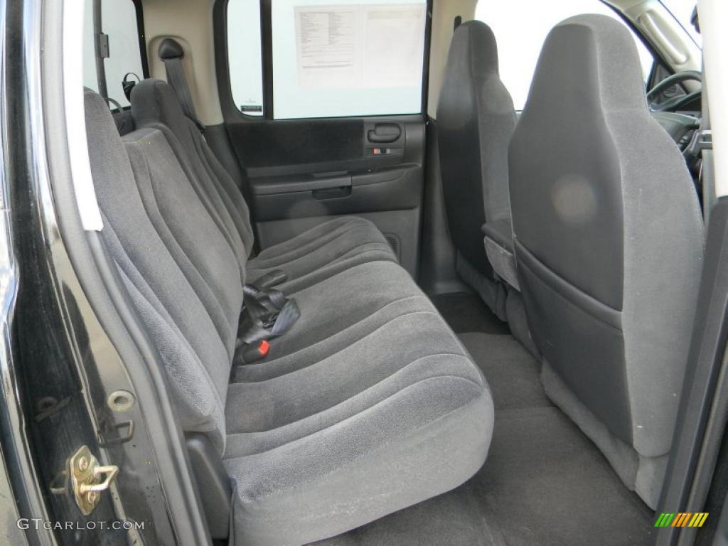 Dark Slate Gray Interior 2001 Dodge Dakota Sport Quad Cab 4x4 Photo #46841895