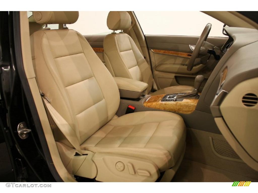 Beige Interior 2005 Audi A6 4.2 quattro Sedan Photo #46842000