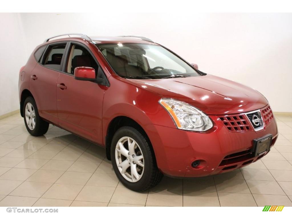 Venom Red Pearl 2008 Nissan Rogue SL AWD Exterior Photo #46843815