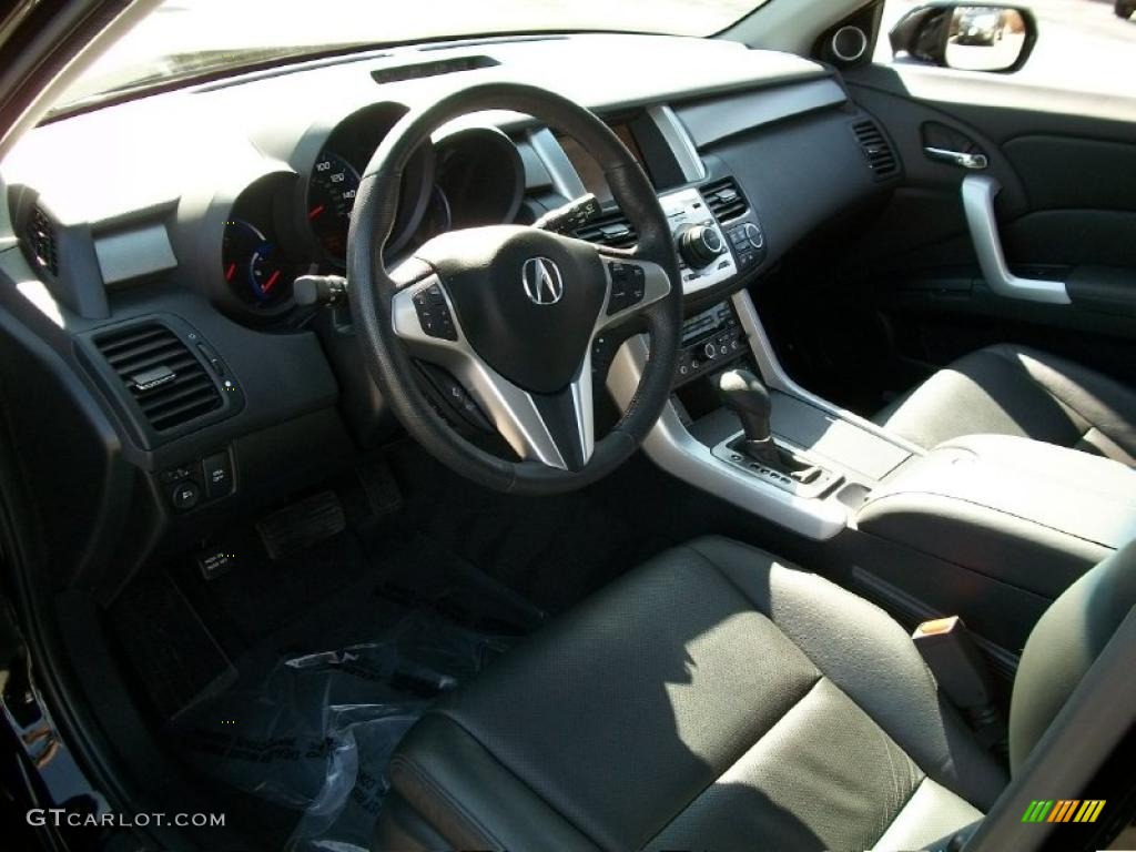 Ebony Interior 2009 Acura RDX SH-AWD Technology Photo #46844175