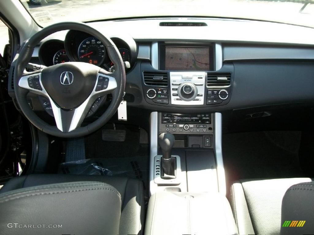 2009 Acura RDX SH-AWD Technology Ebony Dashboard Photo #46844241