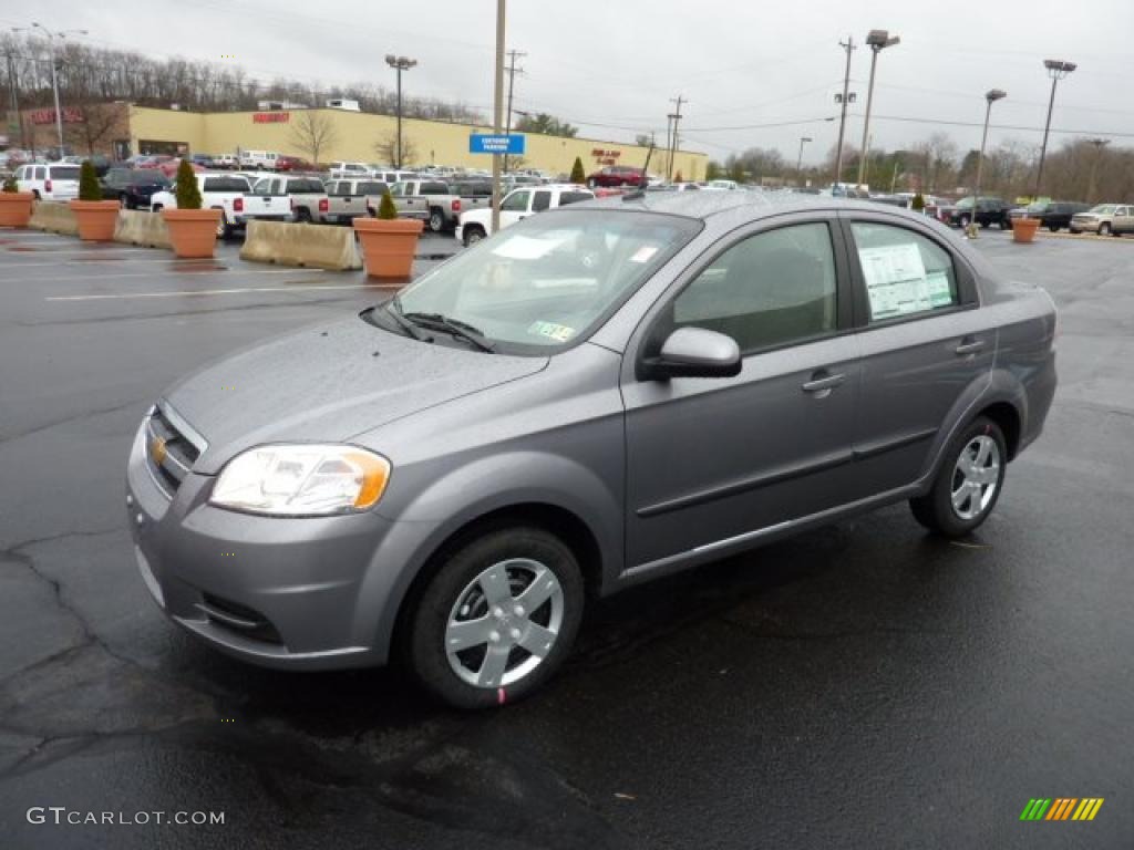 Medium Gray 2011 Chevrolet Aveo LT Sedan Exterior Photo #46845309