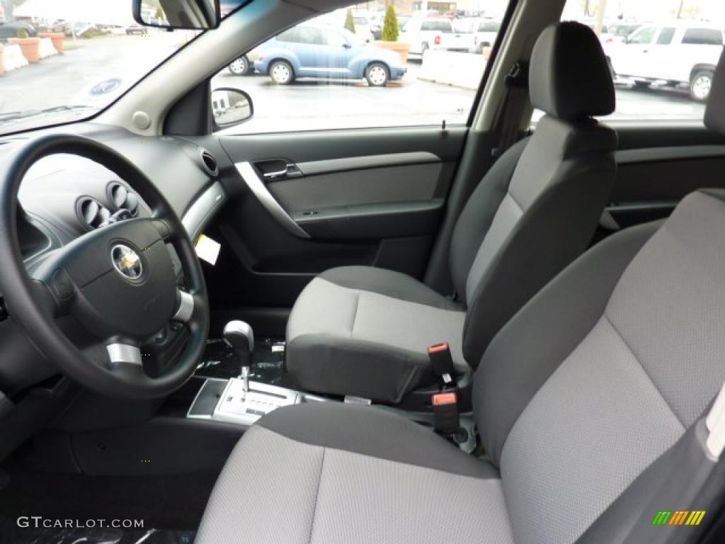 Charcoal Interior 2011 Chevrolet Aveo Aveo5 LT Photo #46846818