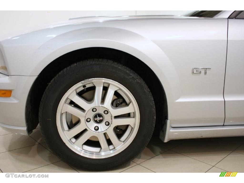 2007 Mustang GT Premium Coupe - Satin Silver Metallic / Light Graphite photo #19