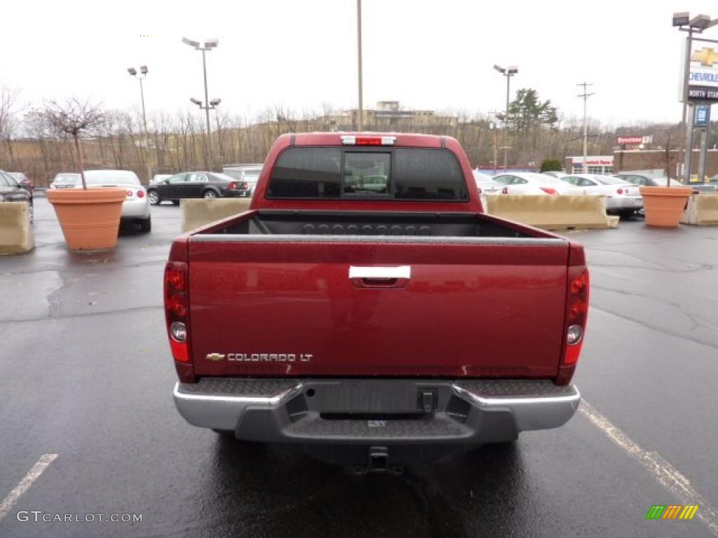 Cardinal Red Metallic 2011 Chevrolet Colorado LT Crew Cab 4x4 Exterior Photo #46847940