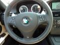 2011 BMW M3 Bamboo Beige Novillo Leather Interior Steering Wheel Photo