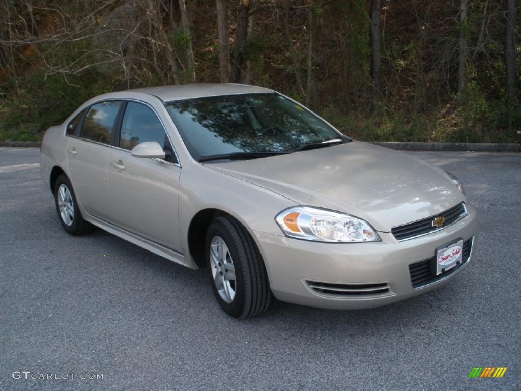 2010 Impala LS - Gold Mist Metallic / Ebony photo #1