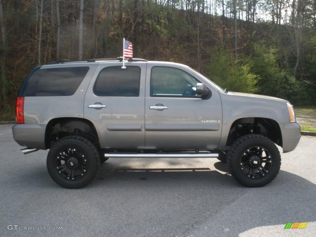 Steel Gray Metallic 2008 GMC Yukon SLT 4x4 Exterior Photo #46849455