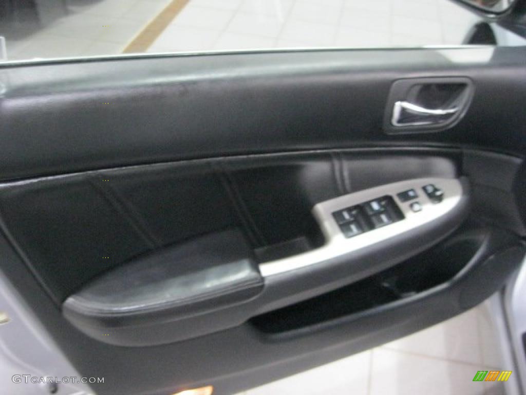 2005 Accord EX-L Sedan - Satin Silver Metallic / Black photo #17