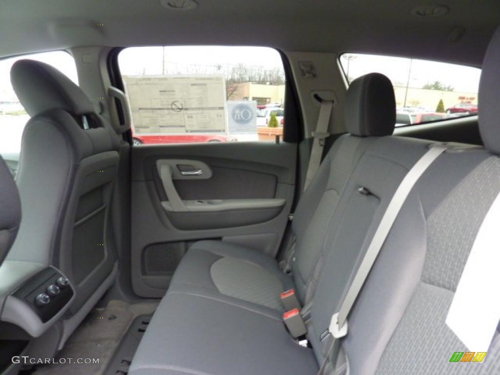 2011 Traverse LS - Dark Blue Metallic / Dark Gray/Light Gray photo #9