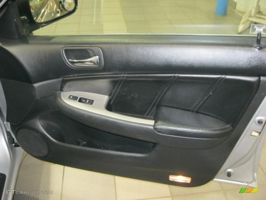 2005 Accord EX-L Sedan - Satin Silver Metallic / Black photo #35