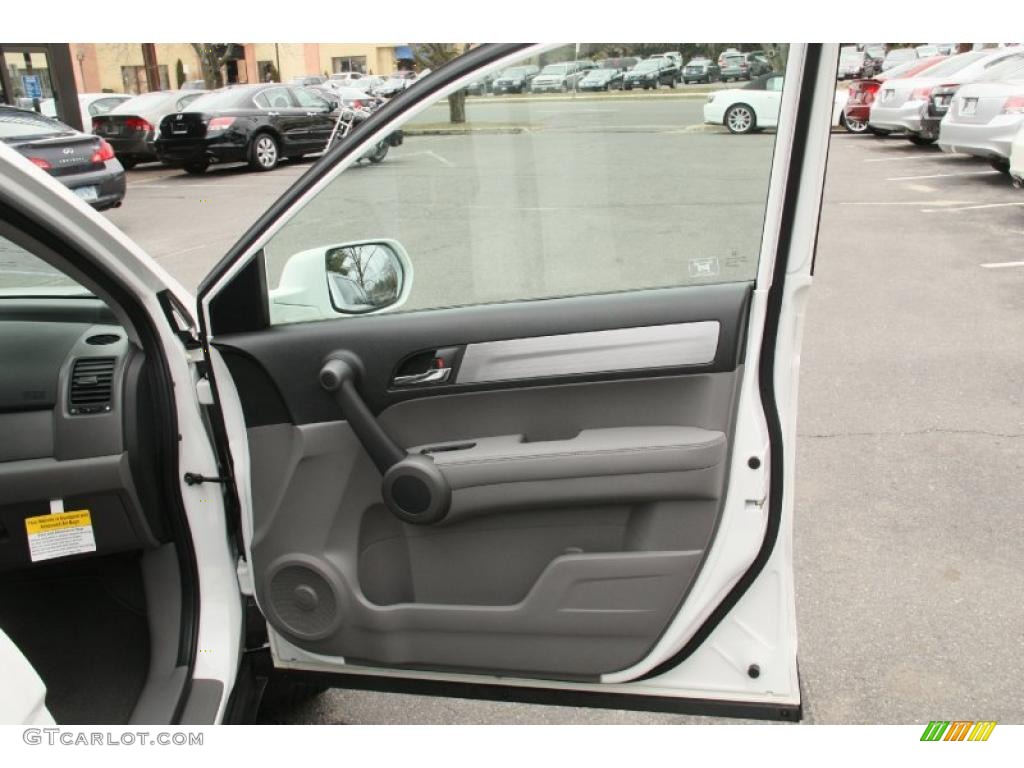 2010 Honda CR-V EX-L AWD Gray Door Panel Photo #46852275