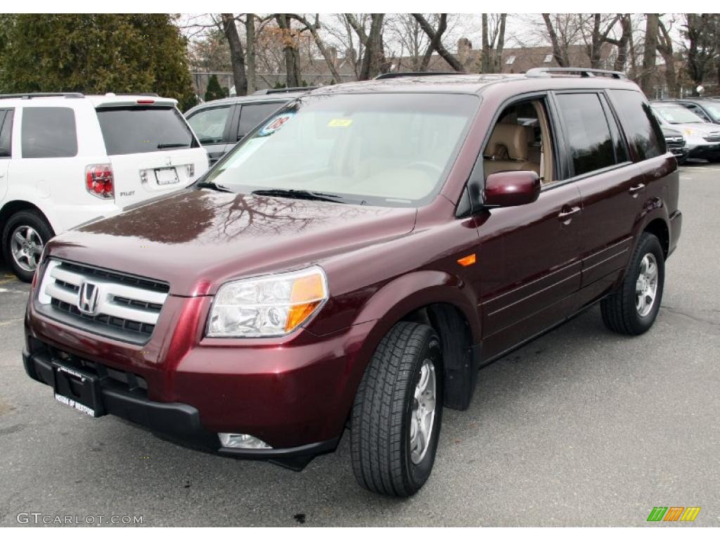 Dark Cherry Pearl Honda Pilot