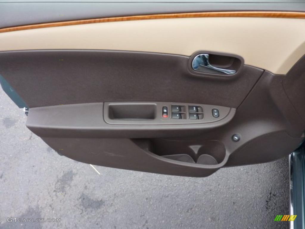 2009 Malibu LT Sedan - Silver Moss Metallic / Cocoa/Cashmere photo #14